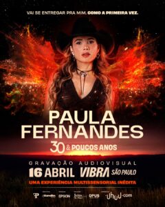 Paula Fernandes lança ‘Mentiras’, sucesso de Adriana Calcanhotto, que faz parte da trilha sonora da novela “Coração Acelerado”, da TV Globo