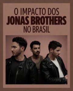 Após show em São Paulo, Jonas Brothers têm alta de 83% nos streams no Spotify Brasil