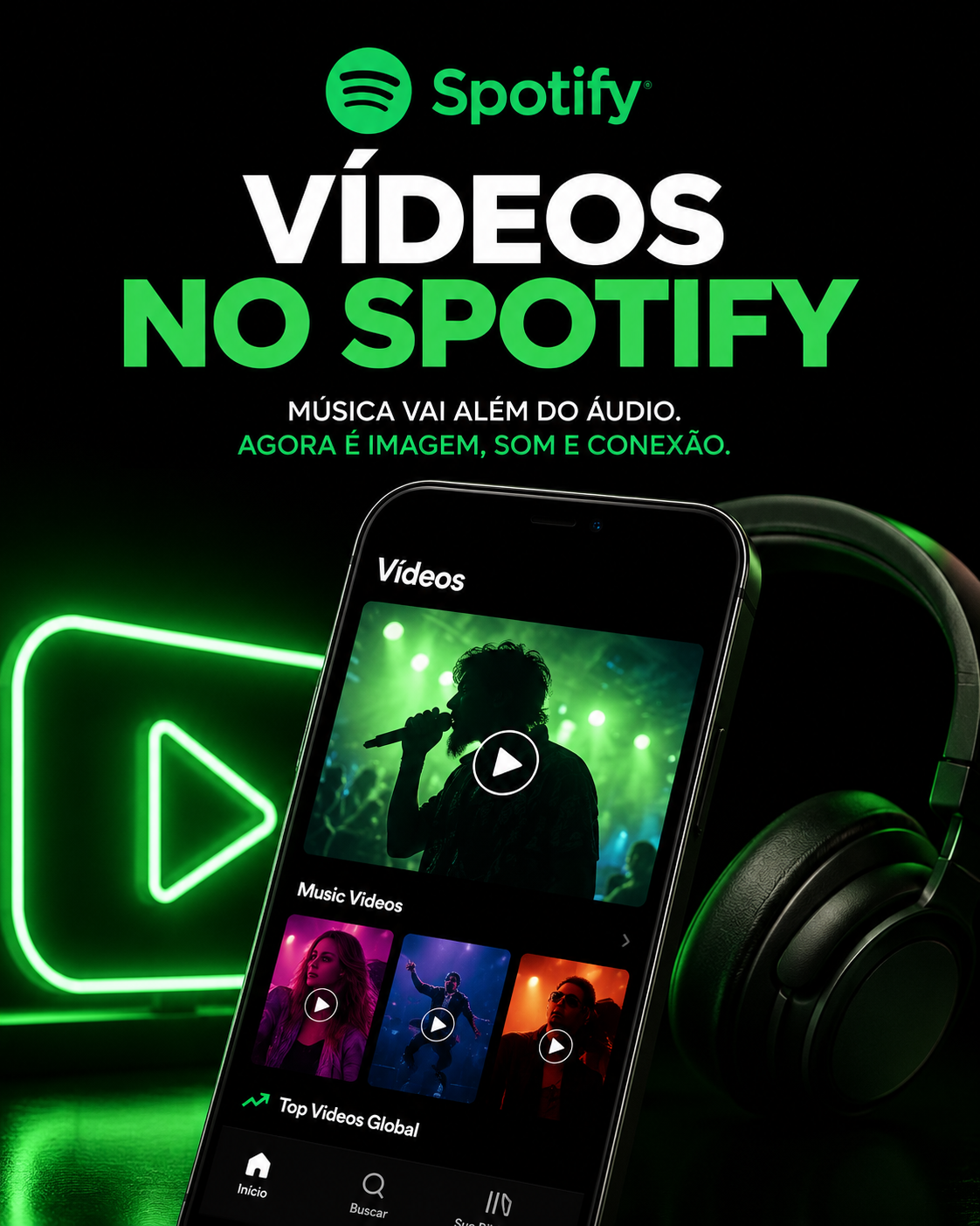 Spotify amplia aposta em vídeos e lança ranking global exclusivo de videoclipes