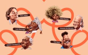 Os grandes ícones da MPB ganham vida em livro interativo