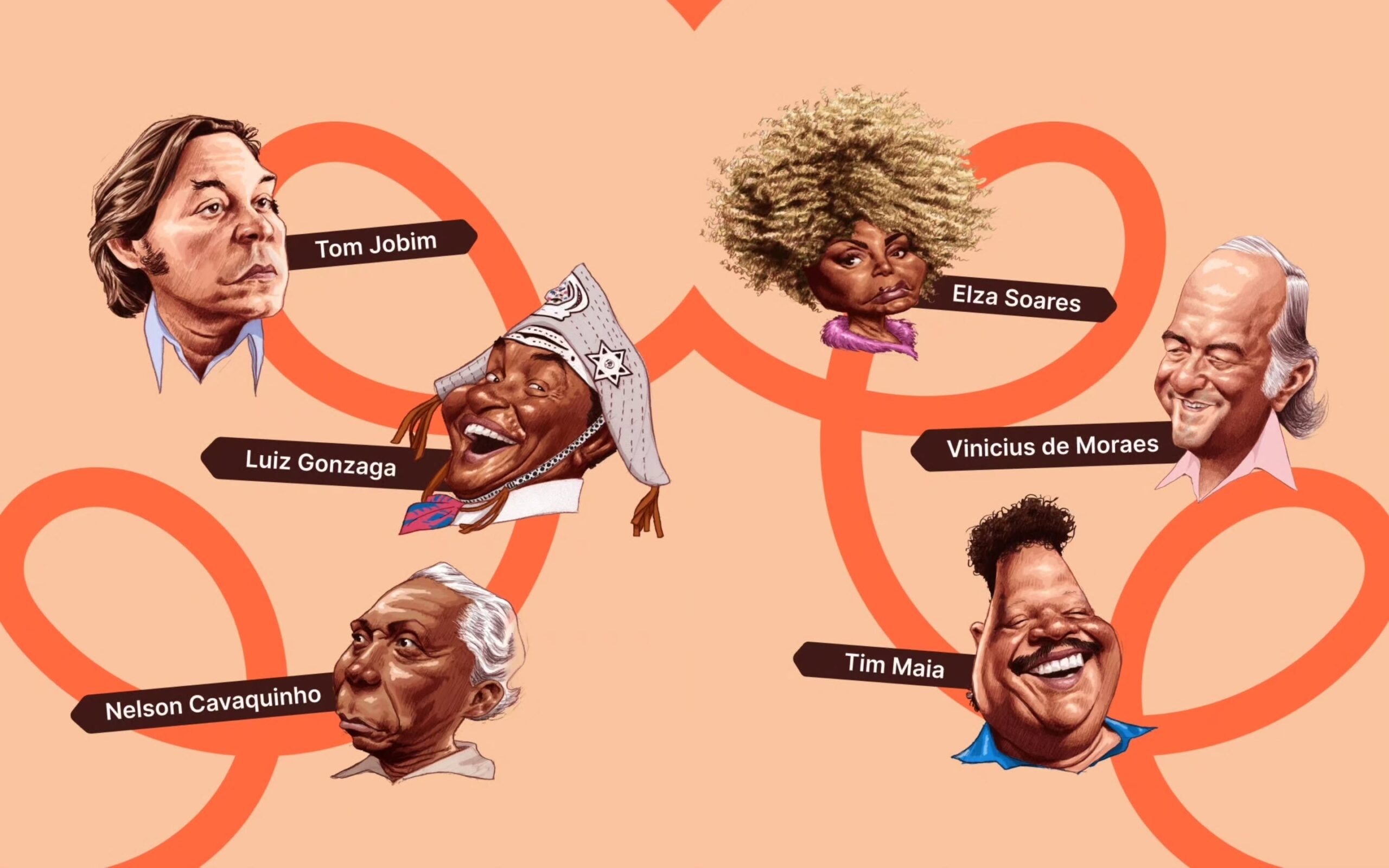 Os grandes ícones da MPB ganham vida em livro interativo