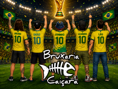 Bruxaria Caiçara lança ‘O Grito da Galera’, música inspirada na paixão brasileira pelo futebol