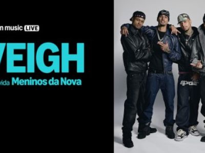 Veigh e Meninos da Nova abrem nova temporada do Amazon Music Live com música inédita