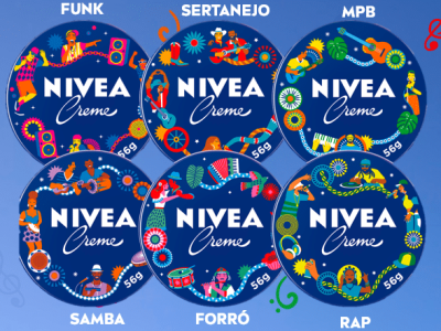 NIVEA Creme celebra música brasileira com latas personalizadas