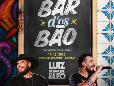 Luiz Henrique & Léo celebram 15 anos de carreira com gravação de ‘Bar dos Bão’ em Goiânia